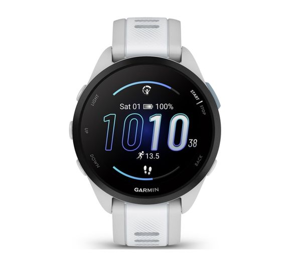 Garmin Forerunner 165 Music Sports Watch Mist Grey Whitestone 43 Mm Garmin Forerunner 165 Music Sports Watch Mist Grey Whitestone 43 Mm