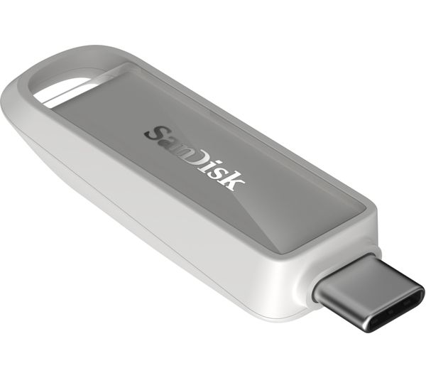 An image of SANDISK USB Type-C Memory Stick - 128 GB, White
