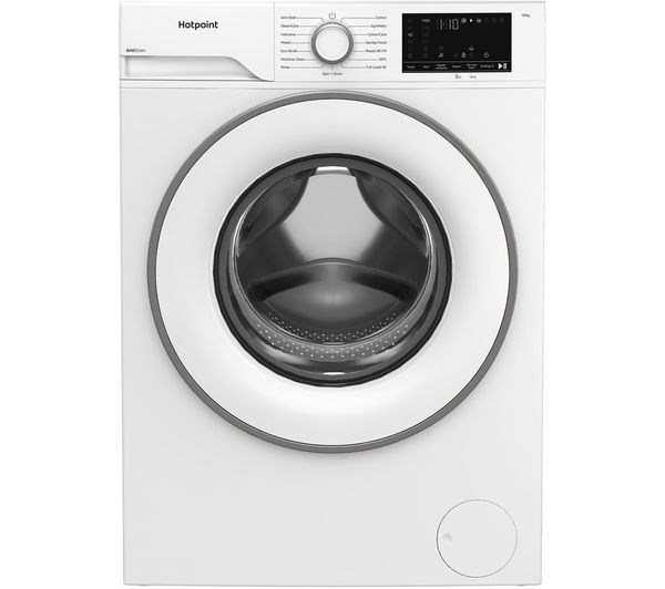 An image of HOTPOINT Anti Stain H 101 UK 10 kg 1400 Spin Washing Machine - White