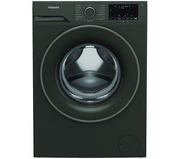 An image of HOTPOINT Anti Stain HV841GUK 8 kg 1400 Spin Washing Machine - Dark Grey