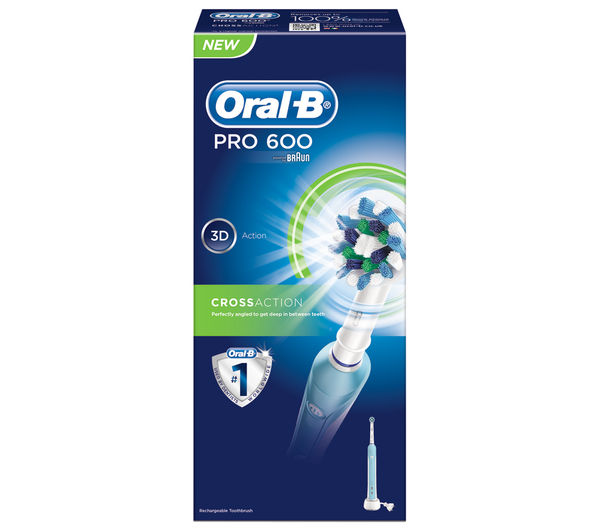 4210201096467 ORAL B CrossAction PRO 600 Electric Toothbrush Currys