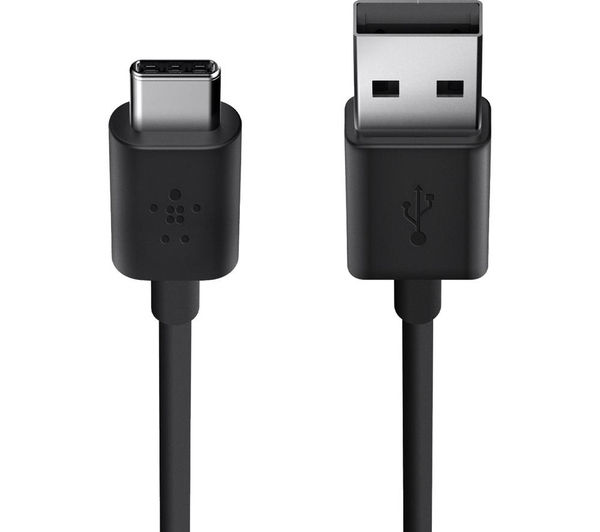 F2CU032BT06BLK BELKIN USBC to USB 2.0 Cable Currys Business