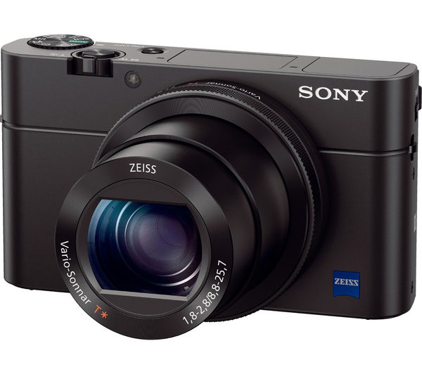 SONY Cyber-shot DSC-RX100 IV High Performance Compact Camera - Black, Black