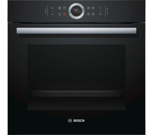 BOSCH HBG674BB1B Electric Oven - Black, Black