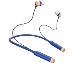 HOUSE OF MARLEY Smile Jamaica Wireless Bluetooth Headphones - Blue