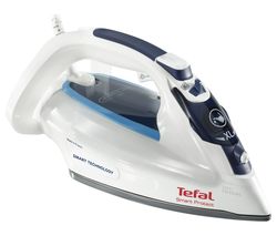 TEFAL Smart Protect FV4980 Steam Iron - White & Blue