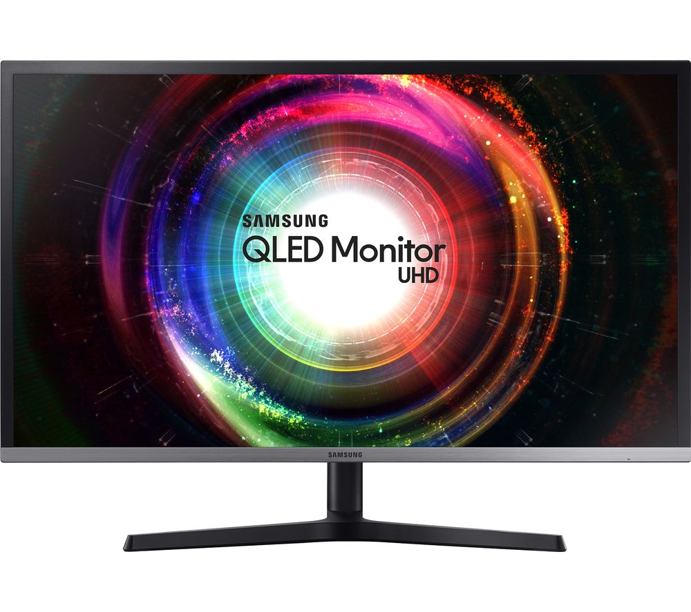 SAMSUNG LU32H850UMUXEN 4K Ultra HD 32″ LED Monitor – Black & Silver, Black
