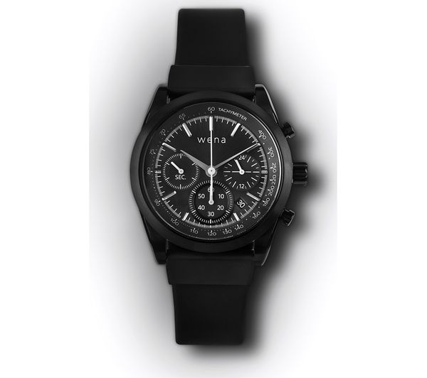 Buy SONY Wena Chronograph Solar WNW-HCS01B Watch Head - Black, 40 mm ...