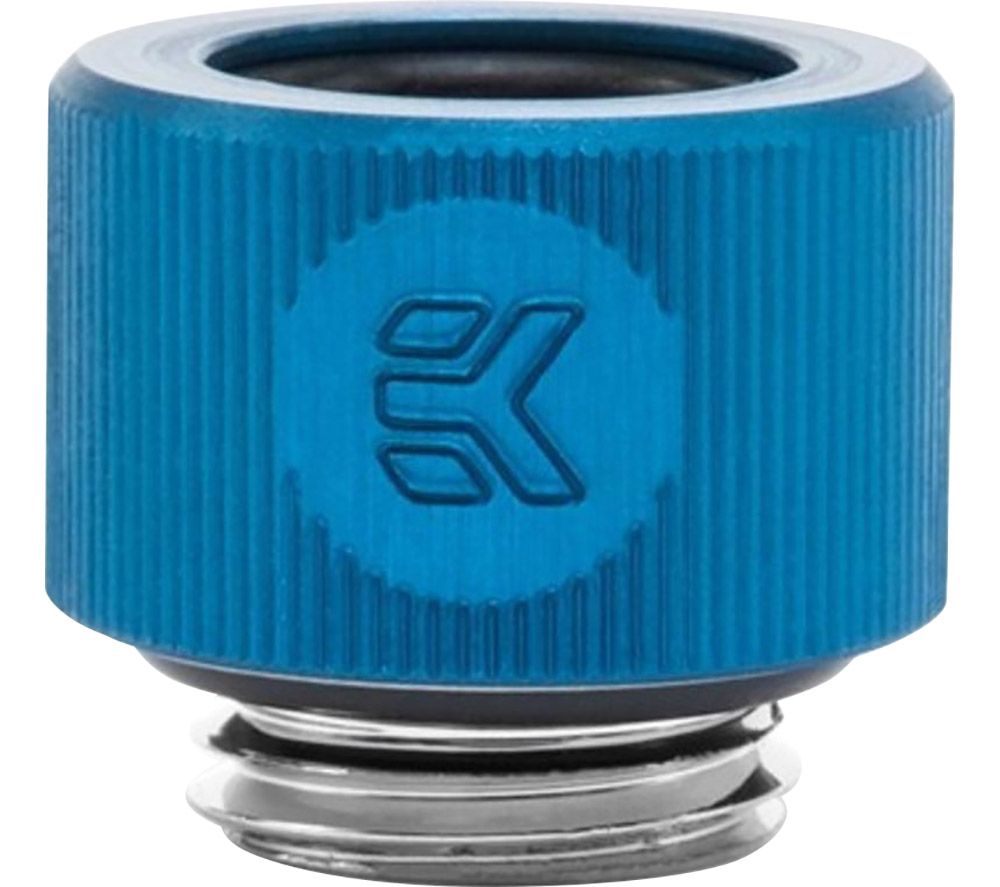 EK COOLING EK-HDC Hard Tube Fitting - 12 mm, Blue, Blue