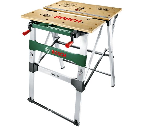 Bosch Pwb 600 Work Bench Silver Green