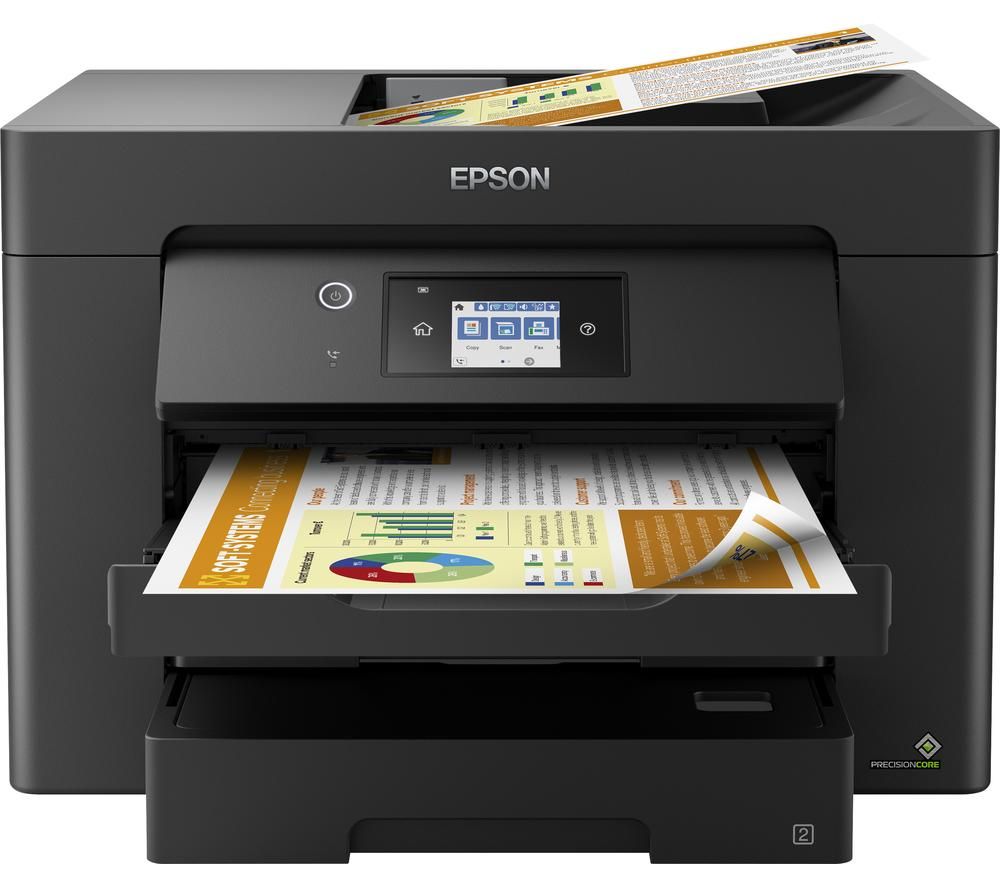 Buy Epson Workforce Wf 7830dtwf All In One Wireless A3 Inkjet Printer With Fax Free Delivery 5275