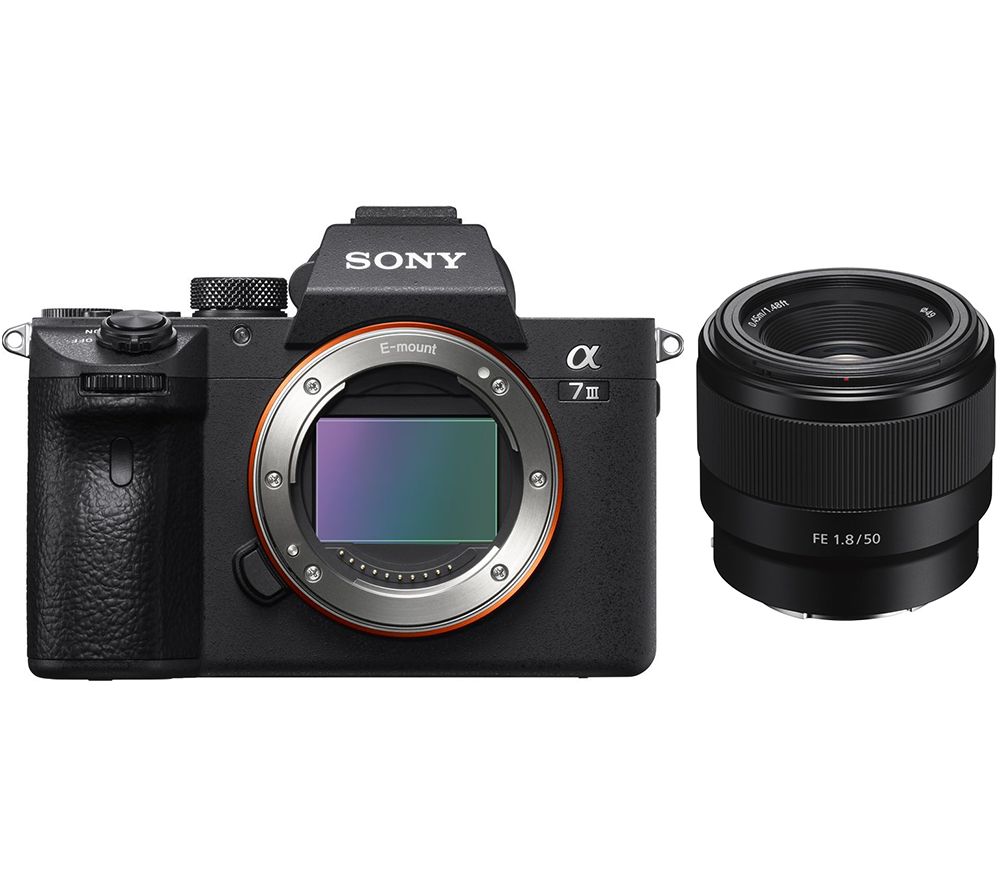SONY a7 III Mirrorless Camera & FE 50 mm f/1.8 Lens Bundle