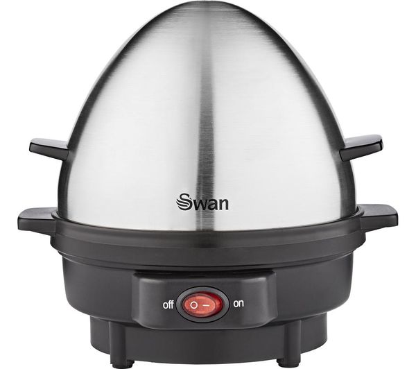 SWAN SF21020N Egg Boiler - Black & Silver