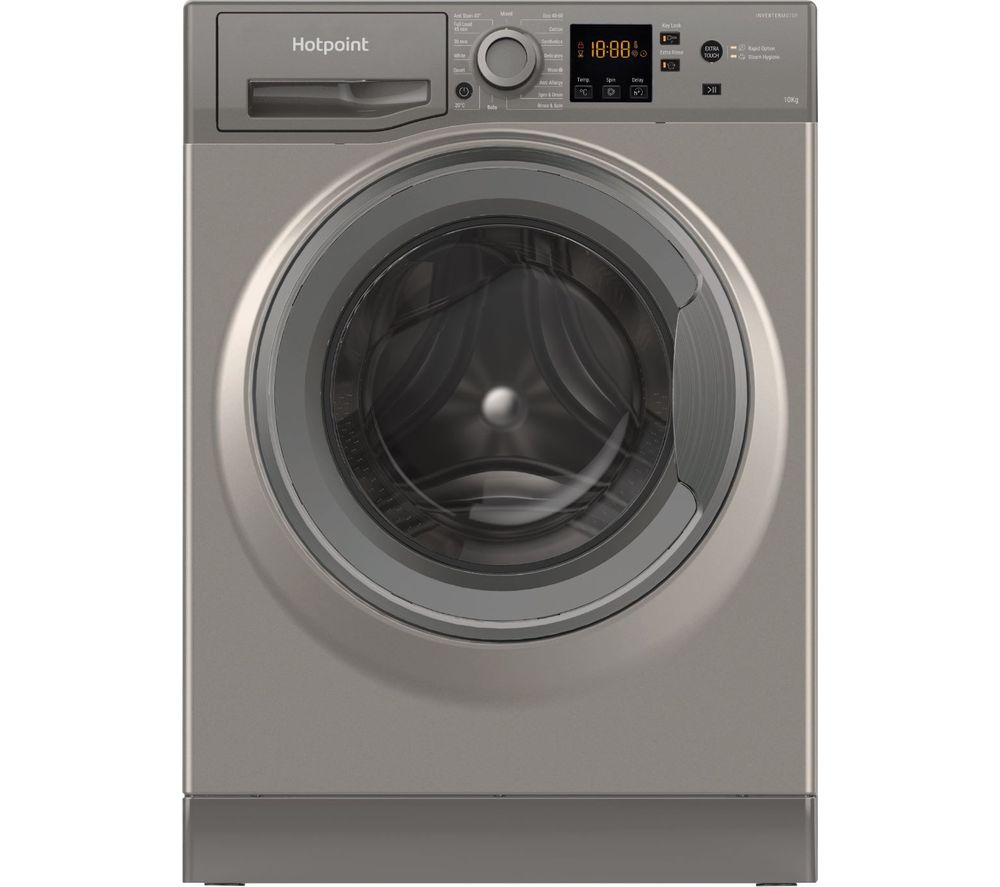 HOTPOINT NSWM 1043C GG UK N 10 kg 1400 Spin Washing Machine - Graphite