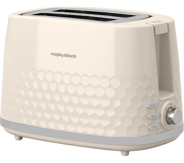 Morphy Richards Hive 220032 2 Slice Toaster Cream