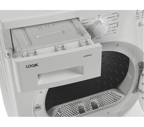  LOGIK LCD8W22 8 kg Condenser Tumble Dryer White Currys Business