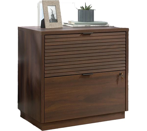 An image of TEKNIK Elstree Lateral Filing Cabinet - Spiced Mahogany