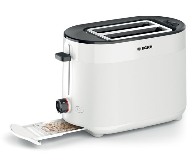 Image of BOSCH MyMoments Delight TAT2M121GB 2-Slice Toaster - White