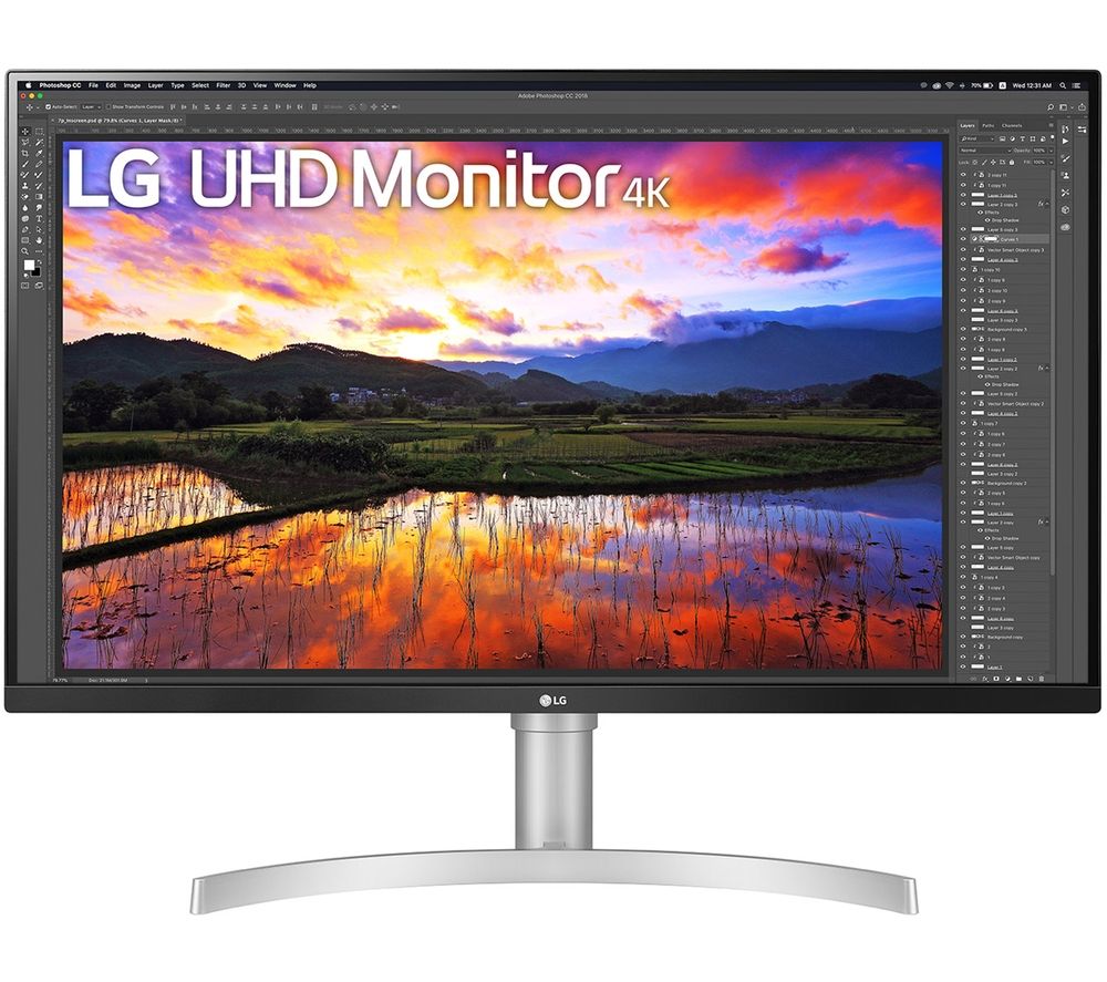 32UN650P-W.BEK 4K Ultra HD 31.5" IPS LCD Monitor - White