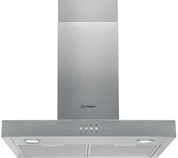 Indesit Ihbs 65 Lm X Chimney Cooker Hood Stainless Steel