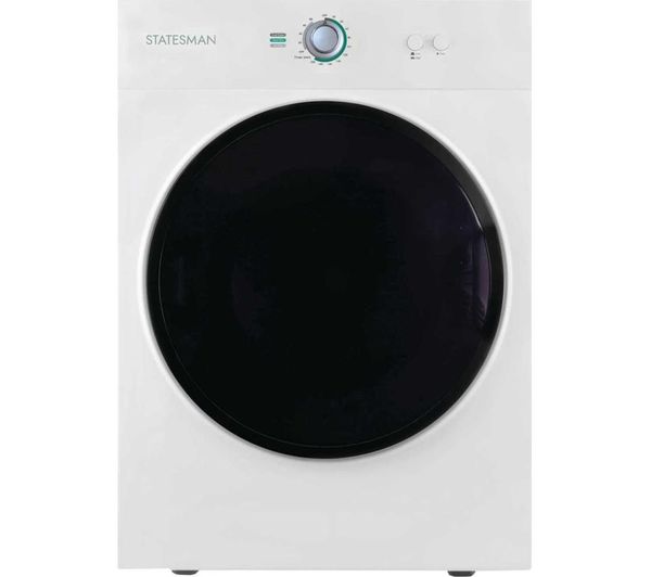 An image of STATESMAN TD03VFW 3 kg Vented Tumble Dryer - White