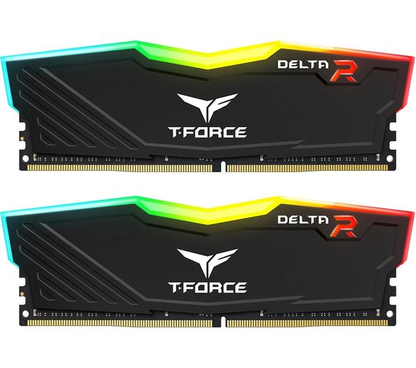 TEAMGROUP T-FORCE DELTA RGB 32 GB 3600 MHz DDR4 Memory Kit - 16 GB x 2 ...