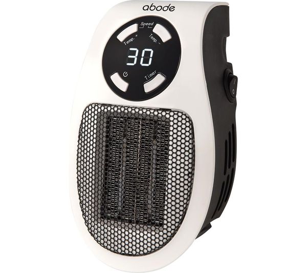Abode Aph1001 Portable Plug In Heater White