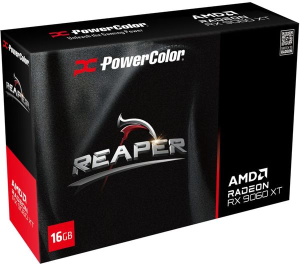 POWERCOLOR Radeon RX 9060 XT Reaper 16GB GDDR6 Graphics Card POWERCOLOR Radeon RX 9060 XT Reaper 16GB GDDR6 Graphics Card