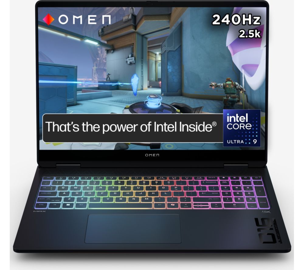 OMEN MAX 16-ah0503na 16" Gaming Laptop - Intel® Core™ Ultra 9, RTX 5070 Ti, 1 TB SSD