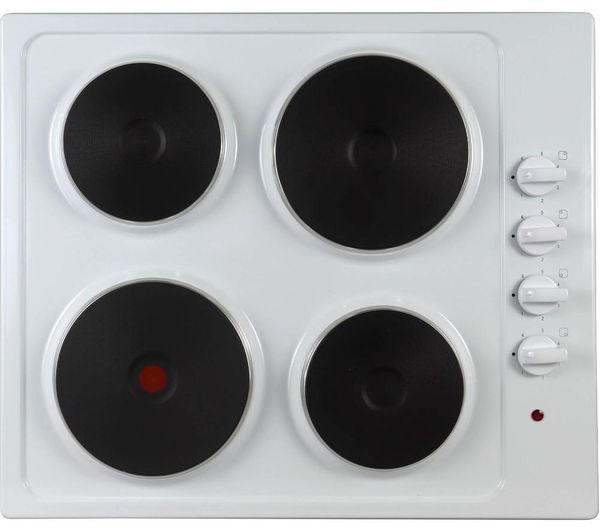 Statesman Eh160wh 60 Cm Electric Solid Plate Hob White