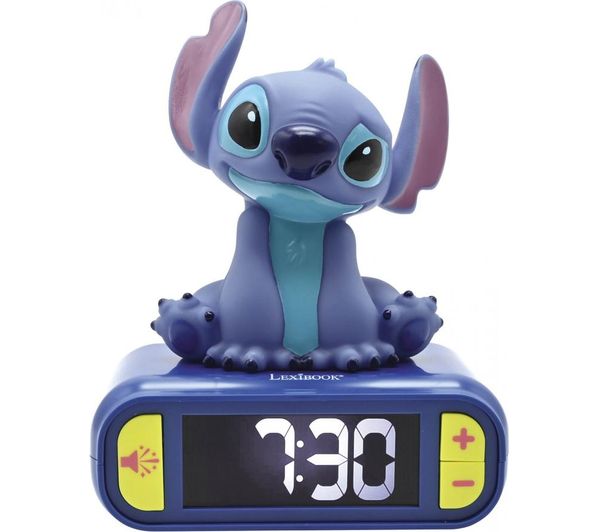 Lexibook Rl800d Nightlight Alarm Clock Disney Stitch