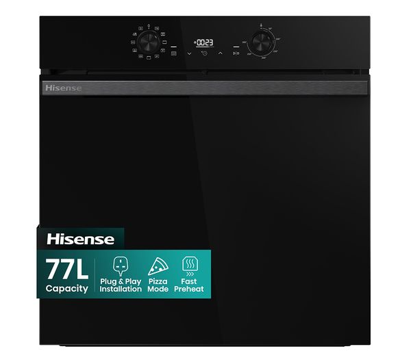 HISENSE Hi2 BI622ABPGUK Plug-in Electric Oven - Jet Black