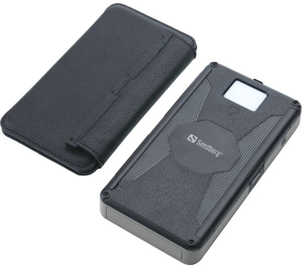 An image of SANDBERG 20000 mAh Portable 6-Panel Solar Power Bank - Black
