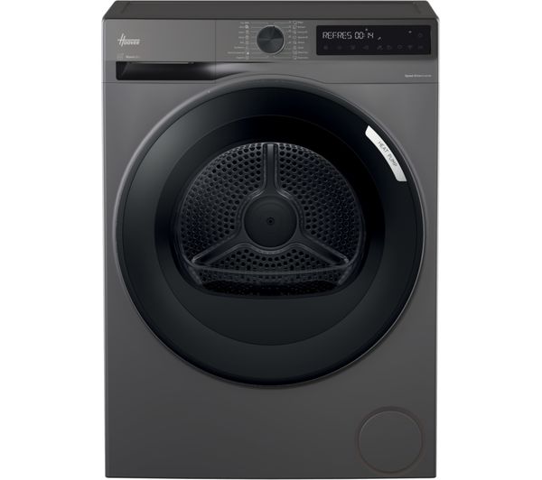 Photos - Washing Machine Hoover Pro Dry Series 3 HBR 10N2BRX-80 WiFi-enabled 9 kg Heat Pump Tumble Dryer - Graphite 31103089 