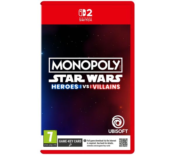 An image of NINTENDO SWITCH 2 Monopoly Star Wars Heroes vs Villains