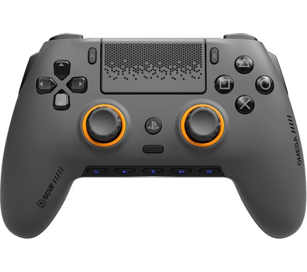 An image of CORSAIR PS5 SCUF Omega Preconfigured Wireless Controller - Steel Grey