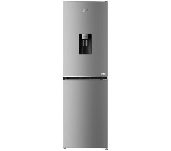 An image of BEKO HarvestFresh CNE4581DVPS 50/50 Fridge Freezer - Silver