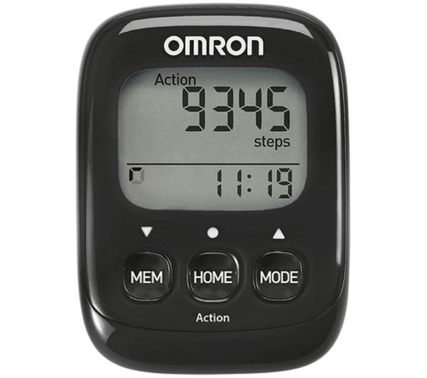 An image of OMRON Walking Style IV Step Counter - Black