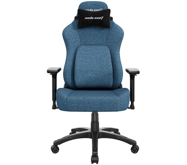 An image of ANDASEAT Phantom 4 Fabric Gaming Chair - Blue