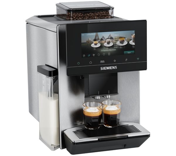 An image of SIEMENS (SIE) TQ923G03 EQ900 iAroma Smart Bean to Cup Coffee Machine - Stainless Steel