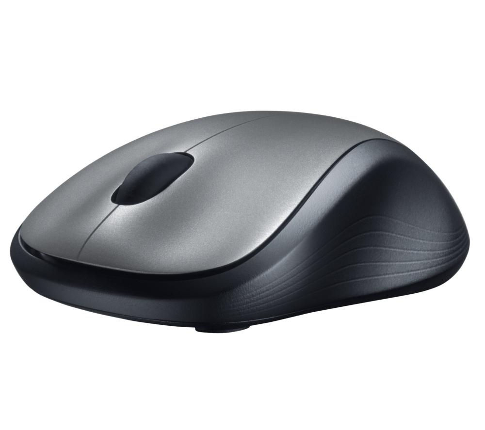 Logitech wireless mouse m310 silver black usb обзор