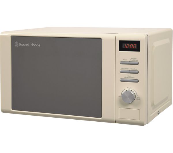 RUSSELL HOBBS RHM2064C Compact Solo Microwave - Cream, Cream