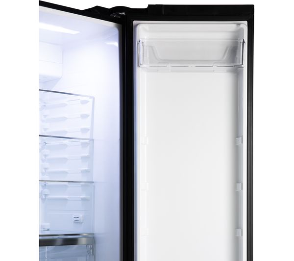 Buy HAIER HRF-630IB7 American-Style Fridge Freezer - Pure Black | Free ...
