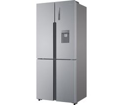 HAIER HTF-452WM7 60/40 Fridge Freezer - Stainless Steel