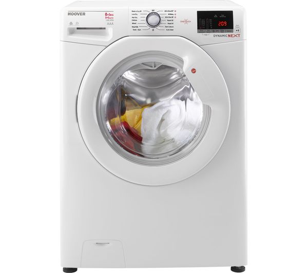 Hoover Washer Dryer WDXOC 485A Smart 8 kg  - White, White