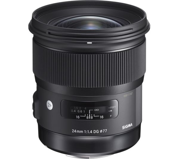 SIGMA 24 mm f/1.4 DG HSM Art Wide-angle Prime Lens - for Nikon