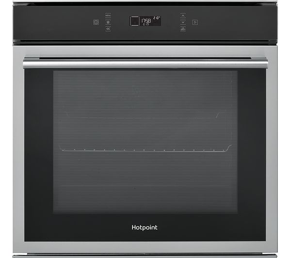 HOTPOINT SI6 874 SH IX Electric Oven - Black & Silver, Black