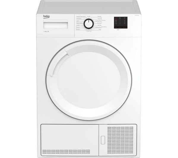 Beko Dtbc10001w 10 Kg Condenser Tumble Dryer White