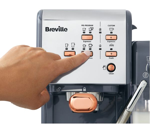 Buy BREVILLE One-Touch VCF109 Coffee Machine - Graphite