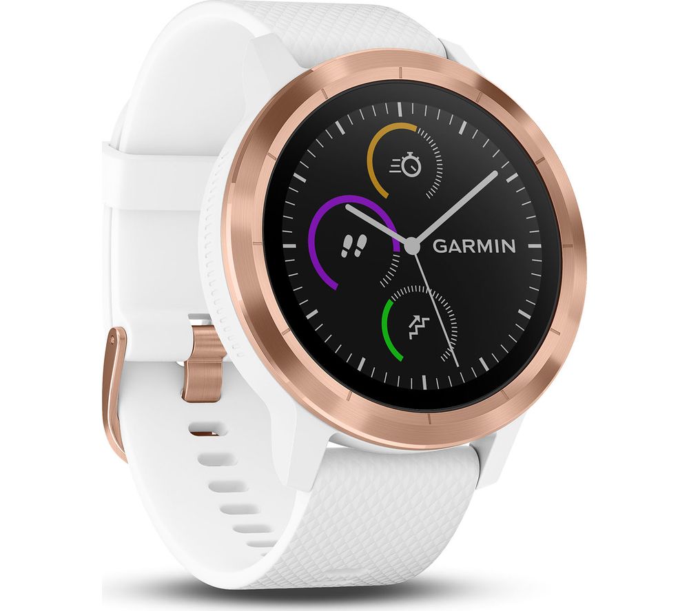 garmin fitness watch rose gold